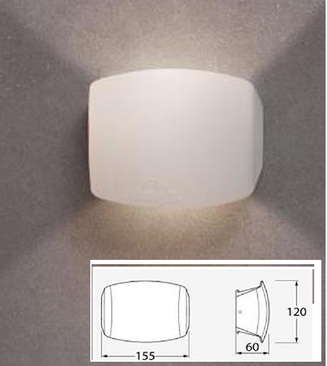 Abram 150 Plafoniera UP&DOWN R7s 4w Natura Bianco